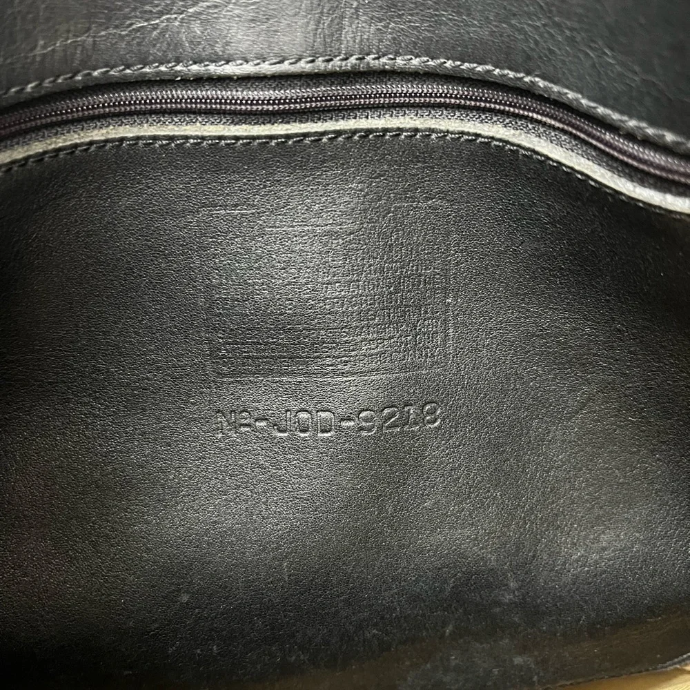 Coach Legacy 9218 Black Perforated Leather Shoulder Bag